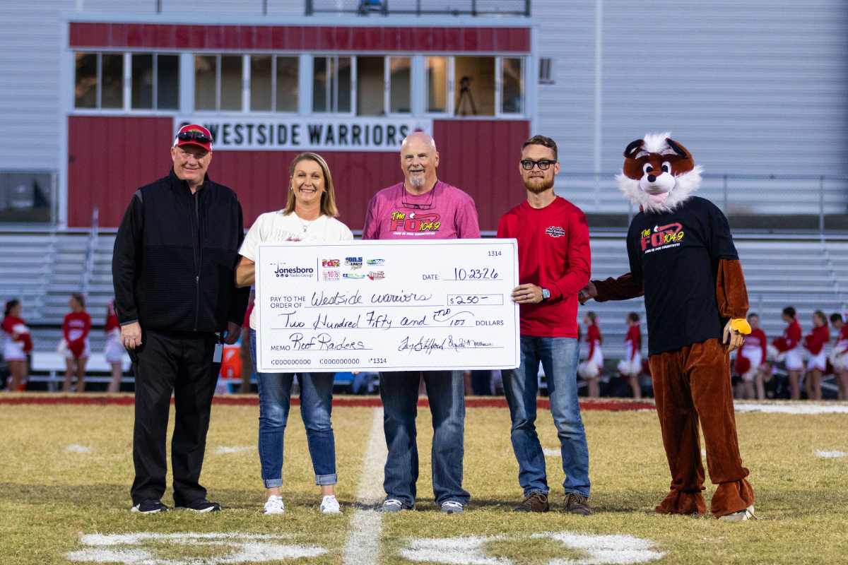 Westside Warriors Score Double Victory in Fox Football Faceoff Warriors defeat Trumann 28-12 and earn $250 for athletic booster club; Nettleton at Valley View up next